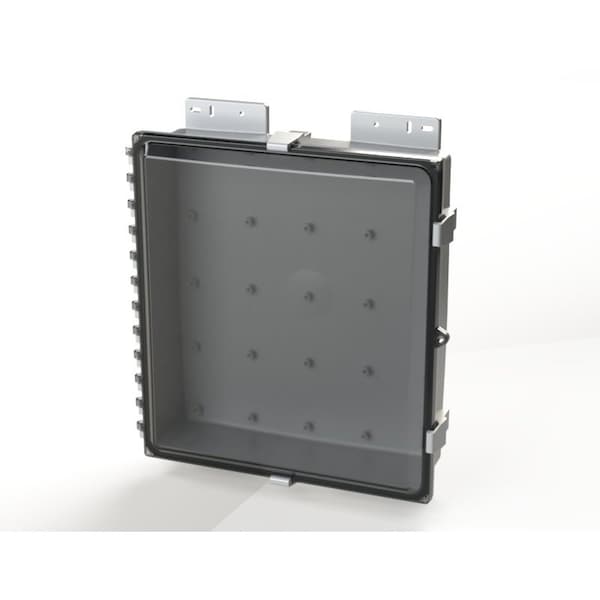 Saginaw Control & Engineering Quick Release Padlock Hasp Electrical Enclosures, 19.41 in H, 5.41 in D, 17.41 in W, Polycarbonate SCE-18164PCW - main